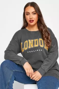 Image of 'London' Slogan Sweatshirt