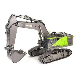 image of Huina 1/14Th Excavator Diecast Cab/Bucket, Hi-Torque Dig System