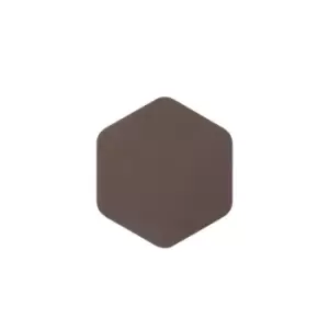 Image of Magnetic Base Wall Lamp, 12W LED 3000K 498lm, 15cm Vertical Hexagonal, Coffee - Luminosa Lighting