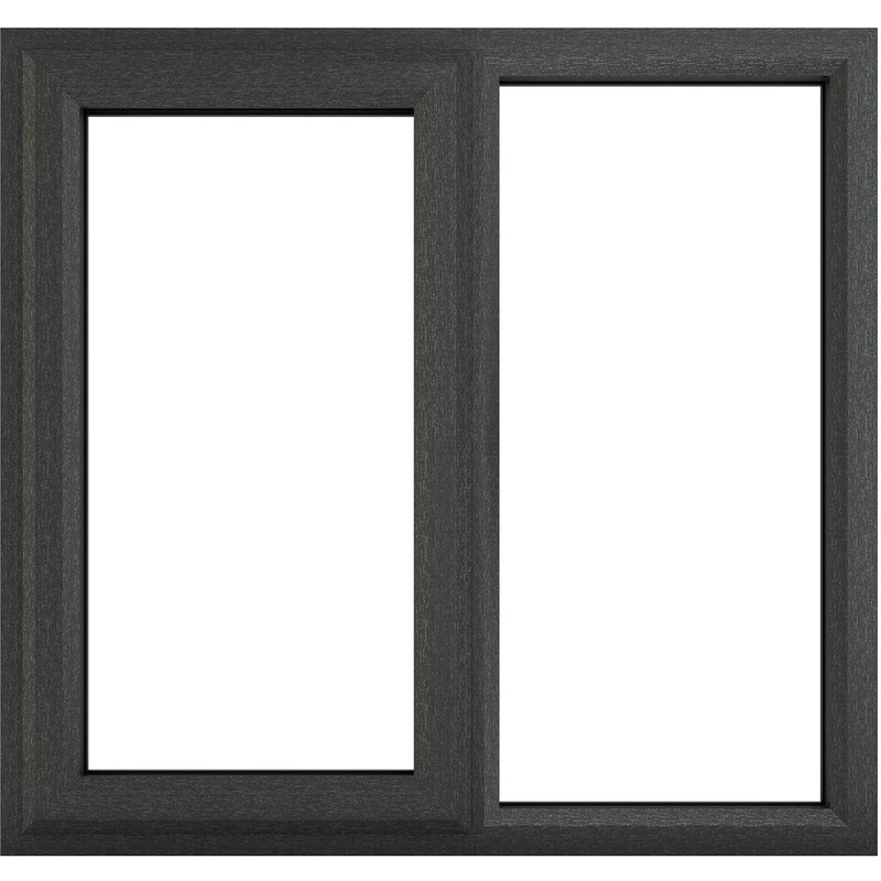 Image of Crystal Triple Glazed Window Grey/White Lh 1190 X 965Mm Clear 24GWTG1190965