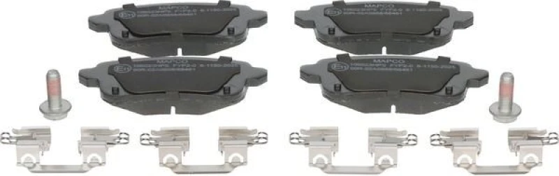 Image of Brake pad set MAPCO 106023HPS