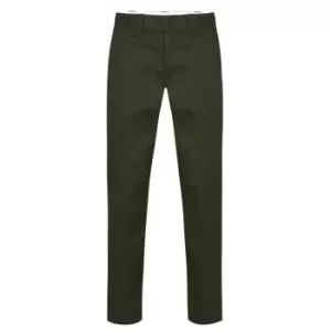 Image of DICKIES 873 Slim Trousers - Green