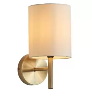 image of Gallery Interiors Brio Wall Light Antique Brass