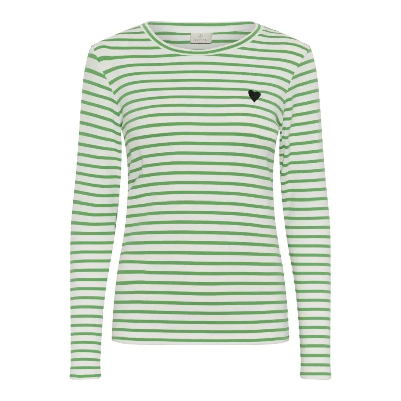 Image of Kaffe Womens long-sleeved T-Shirt KAFFE Liddy Vert Female L