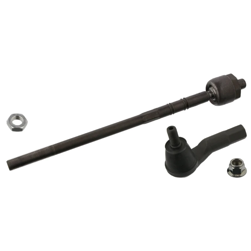 Image of FEBI BILSTEIN 44241 Tie Rod Front Axle Left, with counter nut Rod Assembly (284)