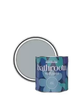 image of Rust-Oleum Bathroom Wall Paint In Mineral Grey - 2.5-Litre Tin