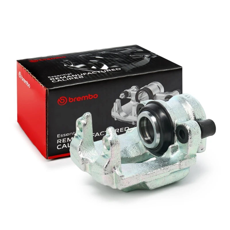 Image of BREMBO F 06 178 Brake caliper ESSENTIAL LINE Rear Axle Left Grey Cast Iron Brake Caliper (78)