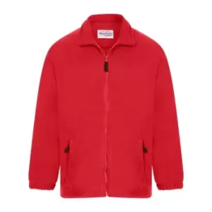 image of Absolute Apparel Heritage Full Zip Fleece (M) (Red)