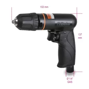Image of Beta Tools 1931CD6 Reversible Air Drill Composite Autochuck 1-6mm 2600rpm 230W