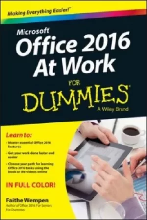 Image of Microsoft Office 2016 at work for dummies by Faithe Wempen