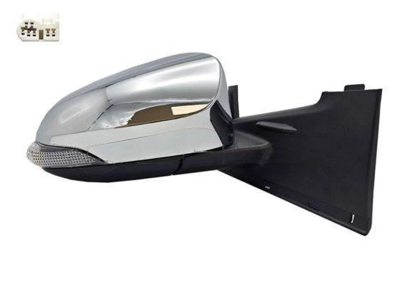 Image of ALKAR 6148529 Wing mirror Right, chrome, Electric, Convex Outside Mirror (50)