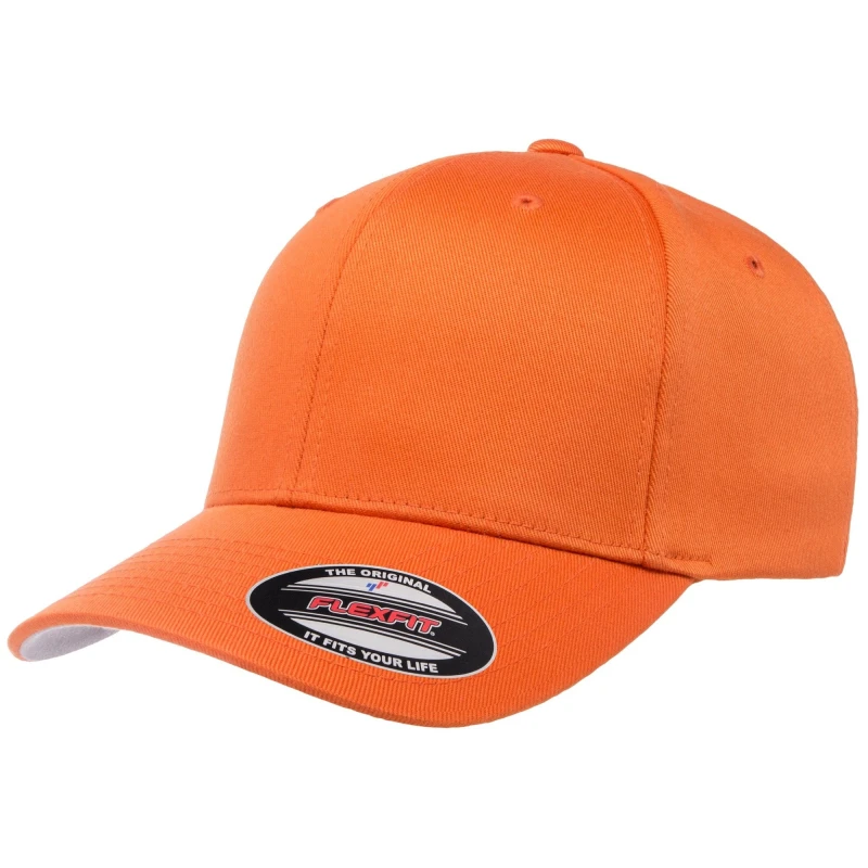 Image of Flexfit Wooly Combed Cap in Orange Size: 2XL Orange Unisex 2XL