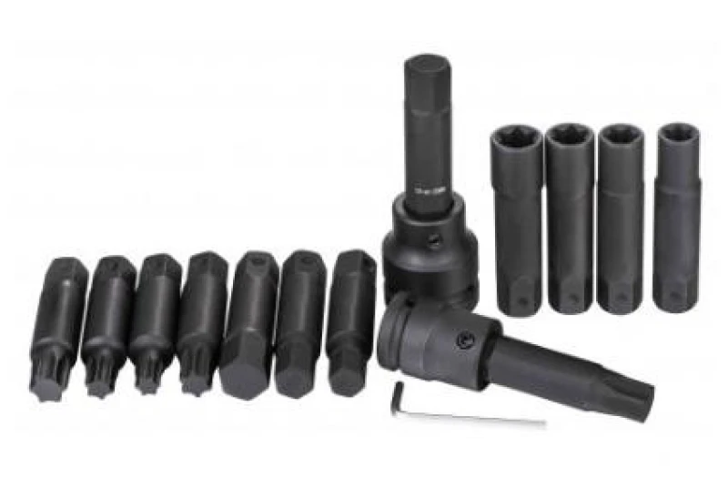 Image of MAGNUS MGS01853 Screwdriver Bit Set Number of tools: 16, Plastic Cassette Chrome-Molybdenum Steel Screwdriver Bit Set (6625)