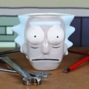 image of Rick and Morty Rick's Head 3D Sculpted Mug