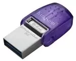 Image of Kingston microDuo 3C 64GB USB Flash Drive, USB-C and USB-A