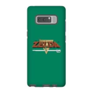 image of Nintendo The Legend Of Zelda Retro Logo Phone Case - Samsung Note 8 - Tough Case - Gloss