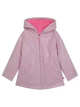 Image of Billieblush Girls Glitter Raincoat - Pink, Size 8 Years, Women