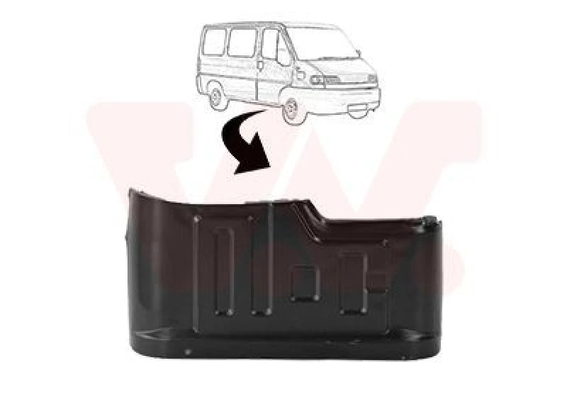 Image of VAN WEZEL Rocker panel VAN WEZEL 1747112
