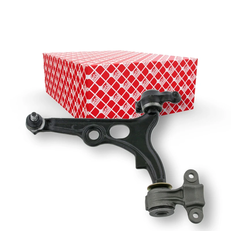 Image of FEBI BILSTEIN 12044 Suspension arm Control Arm, Cast Steel, Left, with ball joint, with rubber mounts Cast Steel Track Control Arm (273)