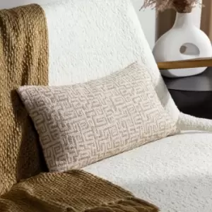 Image of Thalia Rectangular Cushion Nougat/Toffee, Nougat/Toffee / 30 x 50cm / Polyester Filled