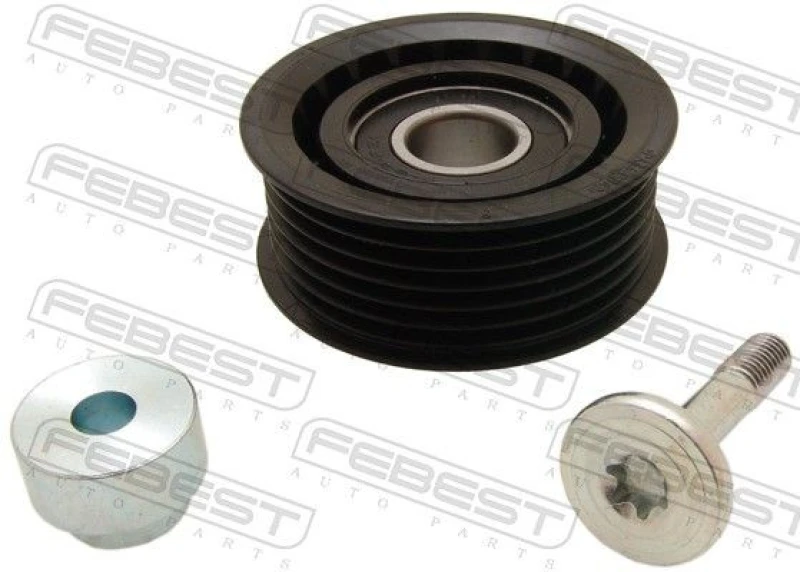 Image of FEBEST 1488-001 Idler Pulley Deflection/Guide Pulley,v-ribbed belt (312)
