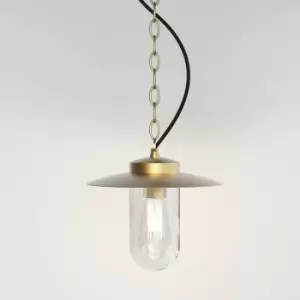 image of Astro Portree Outdoor Pendant Light Coastal Solid Brass IP44, E27