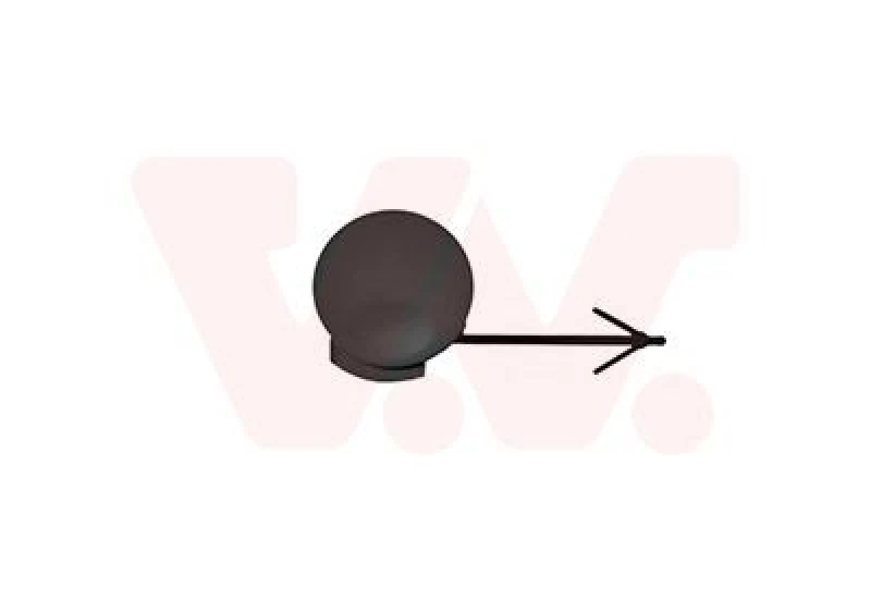 Image of VAN WEZEL Tow hook cover VAN WEZEL 3750557