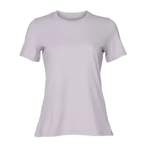 image of Bella + Canvas Womens/Ladies Jersey Short-Sleeved T-Shirt (L) (Lavender Dust)