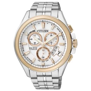 Image of Citizen Eco-Drive Mens Titanium Chronograph Watch BY0054-57A