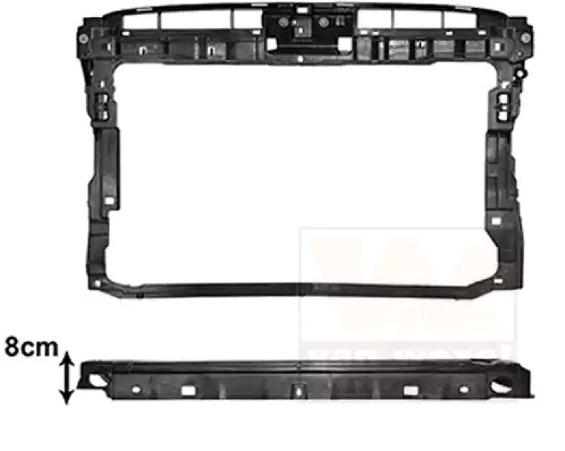 Image of VAN WEZEL 5742668 Radiator Support narrow radiator grilles Front Cowling (208)