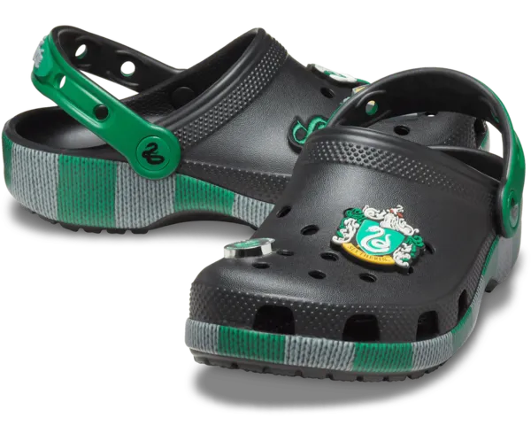 Image of Crocs Kids Harry Potter Slytherin Classic Clogs Multi J3