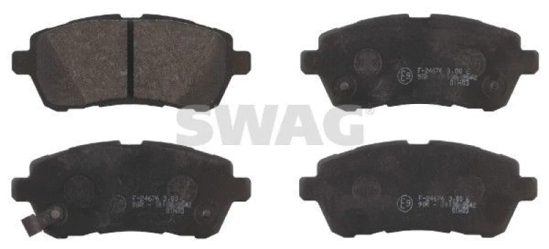 Image of Brake pad set SWAG 83 91 6771