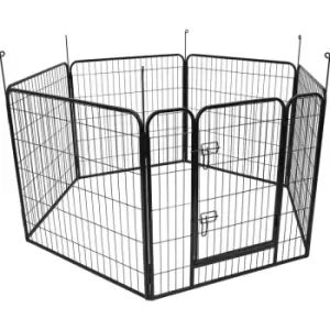 image of Dog Kennel Zecta 162x140x80cm Black Flamingo Black