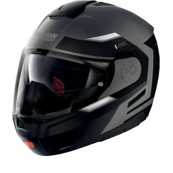Image of Nolan N90-3 Reflector 34 Flat Lava Grey ECE 22.06 Modular Helmet Size M