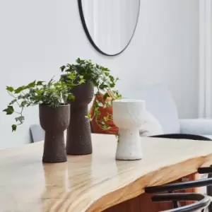 Image of Nico Tall Planter Rustic Mocha, H38cm x D16cm