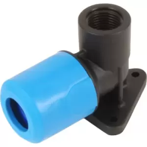 Image of JG Speedfit MDPE Wall Plate Elbow 25mm x 3/4"