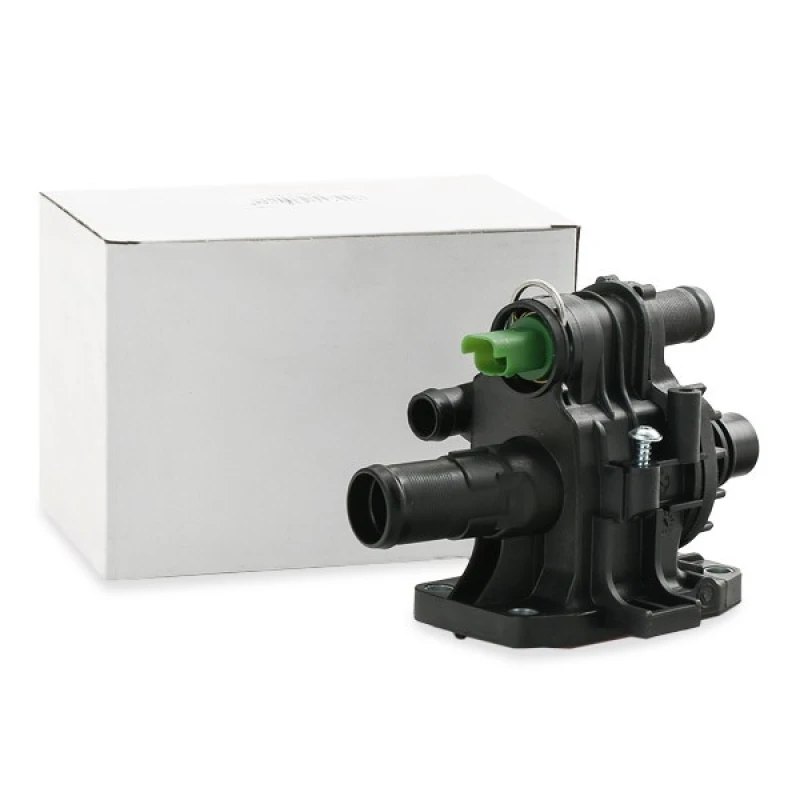 Image of MAXGEAR 18-0394 Engine thermostat Opening Temperature: 83°C, with gasket/seal, Synthetic Material Housing, with sensor Thermostat,coolant (316)
