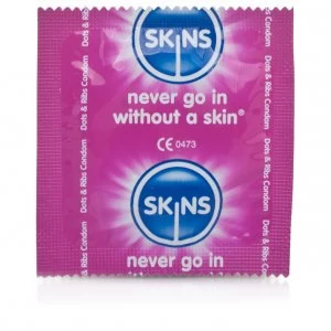 image of Skins Dots & Ribs Condom - 30 Pack