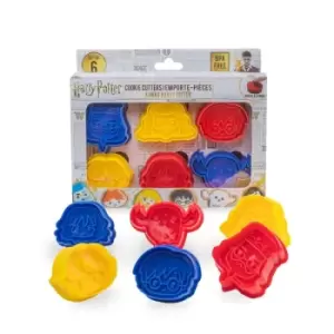 Image of Harry Potter Cookie Cutter / Cookie Stamp 6-Pack Kawaii