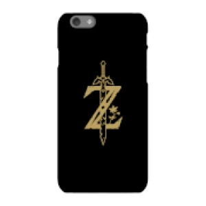 image of Nintendo The Legend Of Zelda Master Sword Phone Case - iPhone 6S - Snap Case - Matte