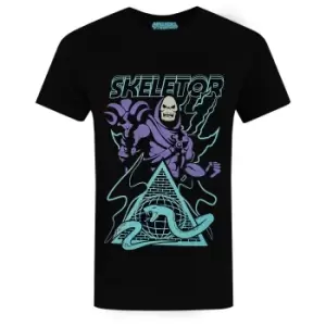 image of Masters Of The Universe Mens Skeletor T-Shirt (L) (Black)