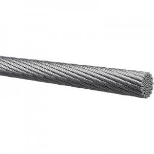 Image of Strand 1 x 0.25mm Silver Kabeltronik 401002501