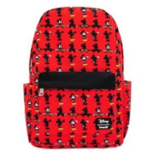 image of Loungefly Disney Mickey Parts Aop Nylon Backpack