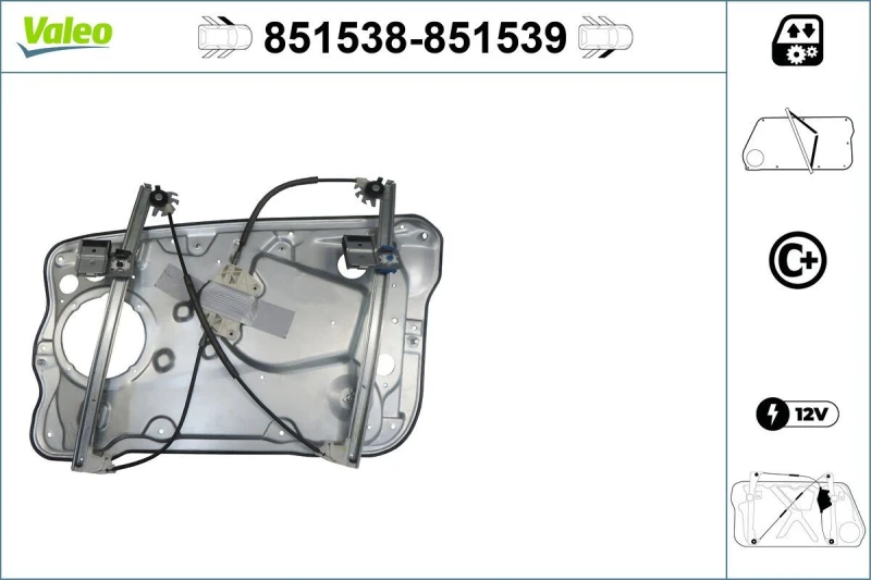 Image of Window regulator VALEO 851539