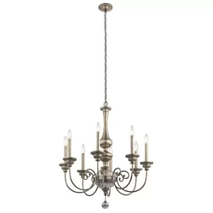 image of Rosalie 8 Light Chandelier Gold Finish, E14