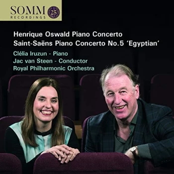 Image of Clélia Iruzun - Henrique Oswald: Piano Concerto/Saint-Saëns: Piano Concerto No. 5 CD
