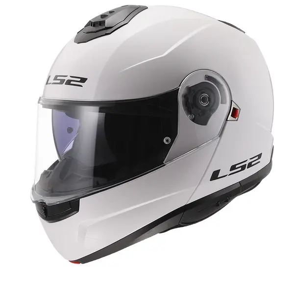Image of LS2 FF908 Strobe II Gloss White 06 Modular Helmet Size M