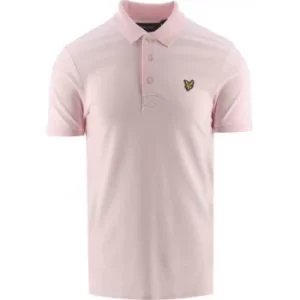 image of Lyle and Scott Light Pink Plain Polo Shirt