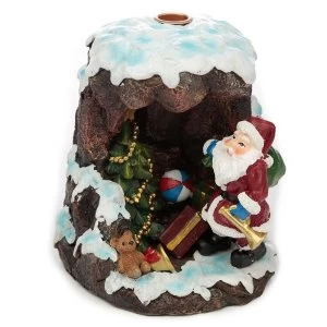 image of Christmas Santas Grotto Backflow Incense Burner