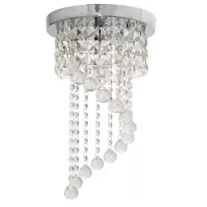 Image of Dolores Ceiling Light Chrome 25cm